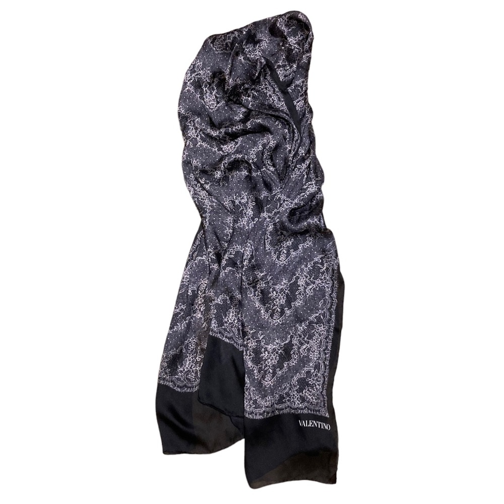 RED Valentino Lace Print Scarf